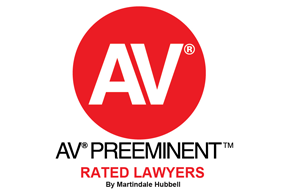 AV Preeminent | Rated Lawyers By Martindale Hubbell